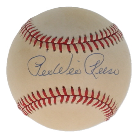 Pee Wee Reese Signed ONL Baseball (JSA) at PristineAuction.com Pee Wee Reese Signed ONL Baseball (JSA) at PristineAuction.com