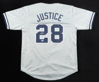 David Justice Signed Jersey (Beckett) at PristineAuction.com