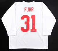 Grant Fuhr Signed Jersey (Beckett) at PristineAuction.com