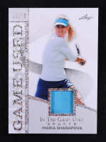 Maria Sharapova 2025 Leaf ITG Used Sports Game Used Memorabilia Silver Sparkle Foil JSY #GM31 #11/20 at PristineAuction.com