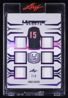 Vince Carter 2024 Leaf Ultimate Sports Patch Memorabilia #TUC-23 #2/8 at PristineAuction.com