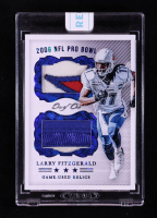 Larry Fitzgerald 2026 Reclaim Customs Game Used Pro Bowl Dual Relics Sapphire #NNO #1/1 at PristineAuction.com