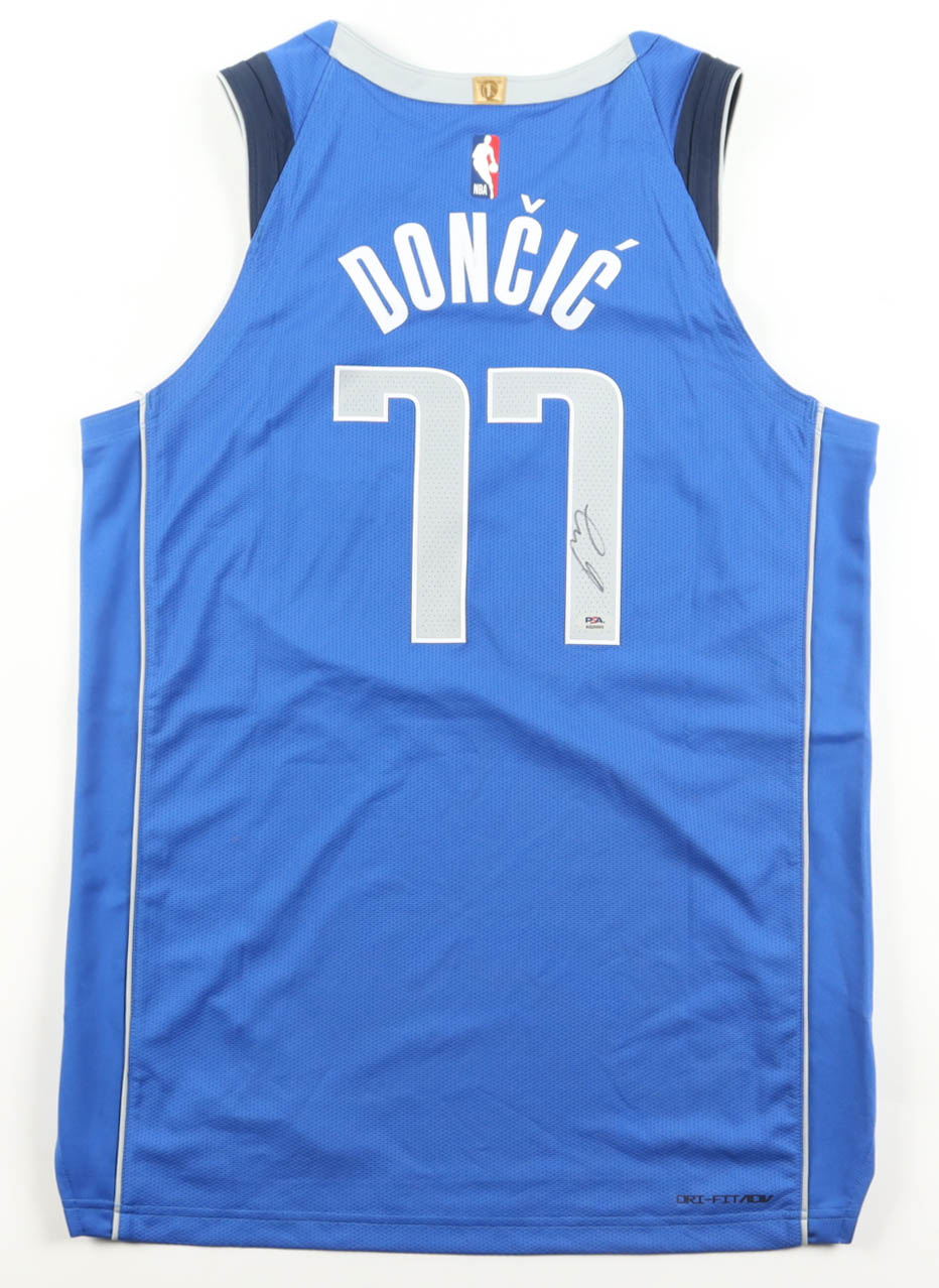Luka Doncic Signed Mavericks Nike Authentic Jersey (PSA) at PristineAuction.com Luka Doncic Signed Mavericks Nike Authentic Jersey (PSA) at PristineAuction.com