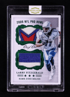 Larry Fitzgerald 2026 Reclaim Customs Game Used Pro Bowl Dual Relics Emerald #NNO #1/1 at PristineAuction.com