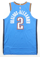 Shai Gilgeous-Alexander Signed Thunder Nike Authentic Jersey (PSA) at PristineAuction.com