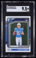 Ladd Mcconkey 2024 Panini Donruss Optic Rated Rookie #266 RC (SGC 9.5) at PristineAuction.com
