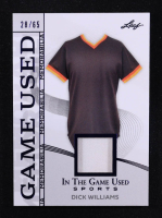 Dick Williams 2025 Leaf ITG Used Sports Game Used Memorabilia Blue Foil JSY #GM13 #28/65 at PristineAuction.com