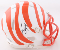 Joe Burrow Signed Bengals Speed Mini Helmet (Fanatics) at PristineAuction.com