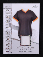 Dick Williams 2025 Leaf ITG Used Sports Game Used Memorabilia Silver Sparkle Foil JSY #GM13 #13/30 at PristineAuction.com