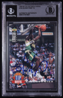 Shawn Kemp Signed 1994-95 Upper Deck Collector's Choice Tip Offs #190 (BGS) at PristineAuction.com