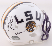 Joe Burrow Signed LSU Tigers Speed Mini Helmet Inscribed "19 Heisman" (Fanatics) at PristineAuction.com