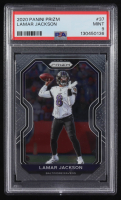 Lamar Jackson 2020 Panini Prizm #37 (PSA 9) at PristineAuction.com