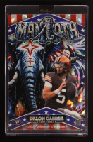 Dillon Gabriel 2025 Wild Card Alumination Dino-Might National Exclusive Mammoth Red White and Blue Crystal #DMMMA08-DG #1/1 RC at PristineAuction.com