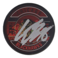 Connor Bedard Signed Blackhawks Logo Hockey Puck (JSA) at PristineAuction.com