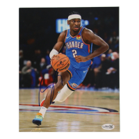 Shai Gilgeous-Alexander Signed Thunder 8x10 Photo (JSA) at PristineAuction.com