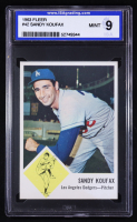 Sandy Koufax 1963 Fleer #42 (ISA 9) at PristineAuction.com