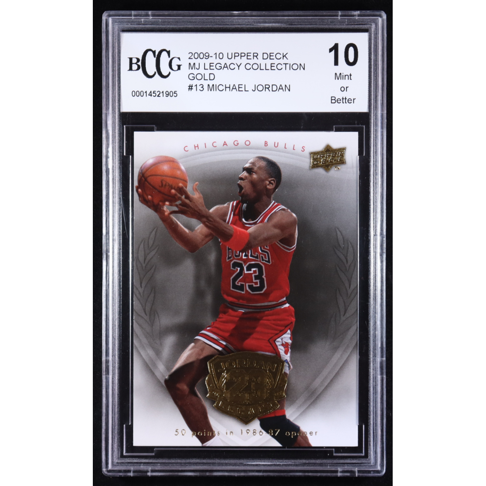 Michael Jordan 2009-10 Upper Deck Michael Jordan Legacy Collection Gold #13 (BCCG 10) at PristineAuction.com