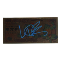 Vanilla Ice Signed "Teenage Mutant Ninja Turtles" 24Kt Gold Plated Colorized Novelty &yen;10,000 Yen Note (JSA) at PristineAuction.com