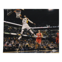 Paul George Signed Pacers 11x14 Photo (JSA) at PristineAuction.com