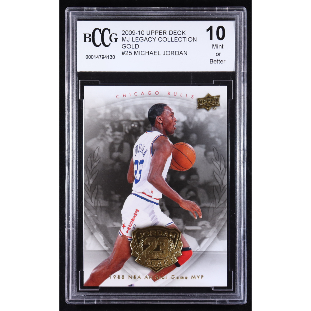 Michael Jordan 2009-10 Upper Deck Michael Jordan Legacy Collection Gold #25 (BCCG 10) at PristineAuction.com