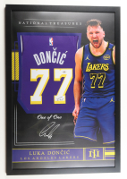 Luka Doncic Signed Custom Framed Jersey Display (PSA) at PristineAuction.com