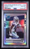 Ceedee Lamb 2020 Panini Donruss Optic Rated Rookie #156 Holo RC  (PSA 10) at PristineAuction.com