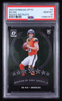Bo Nix 2024 Panini Donruss Optic Rookie Recruits #4 RC (PSA 10) at PristineAuction.com