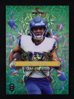 Puka Nacua 2024 Wild Card 5 Card Draw Stacked Deck Jack Of Hearts Green Kaleidoscope #SDPH-PNN #1/3 at PristineAuction.com