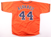 Yordan Alvarez Signed Jersey Inscribed "22 WS Champs" (Beckett) at PristineAuction.com