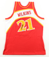 Dominique Wilkins Signed Hawks Mitchell & Ness Authentic Jersey (Fanatics) at PristineAuction.com