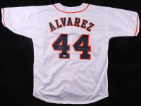 Yordan Alvarez Signed Jersey Inscribed "22 WS Champs" (Beckett) at PristineAuction.com