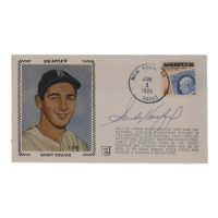 Sandy Koufax Signed 1985 "Cooperstown" FDC Envelope (JSA) at PristineAuction.com