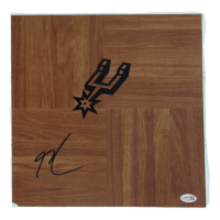 Stephon Castle Signed Spurs Logo 12x12 Court Piece (JSA) at PristineAuction.com