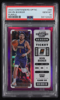 Devin Booker 2022-23 Panini Contenders Optic Purple #96 #05/15 (PSA 10) at PristineAuction.com