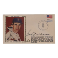 Ted Williams Signed "Ted Williams - 40th Anniversary" 1981 FDC Envelope (JSA) at PristineAuction.com