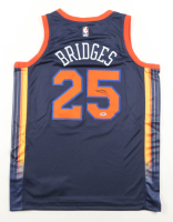 Mikal Bridges Signed Knicks Jordan Authentic Jersey (PSA) at PristineAuction.com