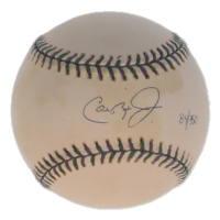 Cal Ripken Jr. Signed LE Official 1998 All-Star Game Logo Baseball (Ripken Jr.) at PristineAuction.com
