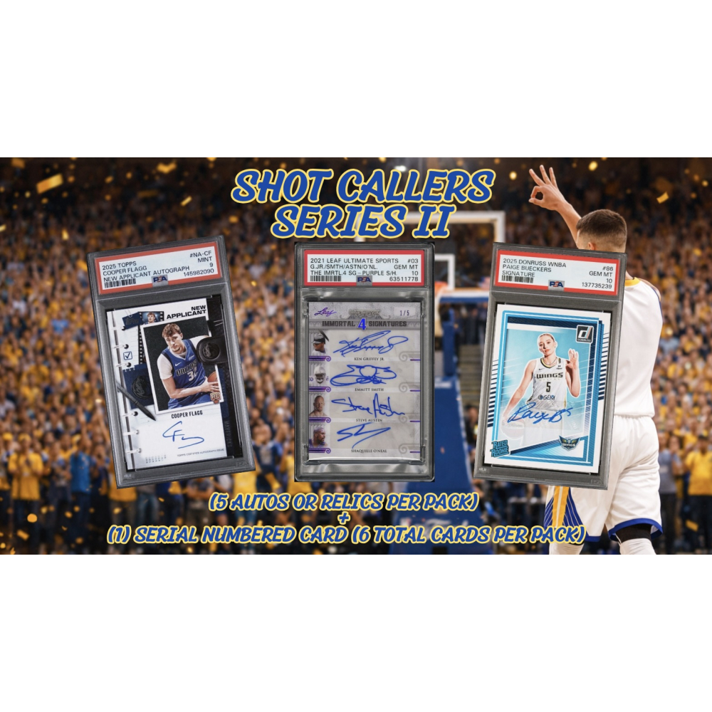 Break King: Shot Callers Series II Mystery Box at PristineAuction.com