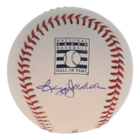 Reggie Jackson Signed OML Hall of Fame Logo Baseball (Beckett) at PristineAuction.com
