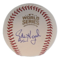 Jason Heyward Signed 2016 World Series Baseball (JSA) at PristineAuction.com