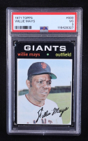Willie Mays 1971 Topps #600 (PSA 3) at PristineAuction.com