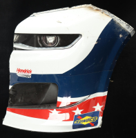 William Byron Race-Used NASCAR Cup Series #24 Liberty University Partial Left Nose Car Piece (Hendrick Motorsports) at PristineAuction.com