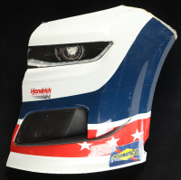 William Byron Race-Used NASCAR Cup Series #24 Liberty University Partial Left Nose Car Piece (Hendrick Motorsports) at PristineAuction.com
