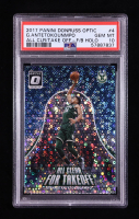 Giannis Antetokounmpo 2017-18 Donruss Optic All Clear for Takeoff Fast Break Holo #4 (PSA 10) at PristineAuction.com