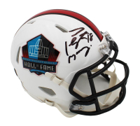 Peyton Manning Signed Pro Football Hall of Fame Logo Speed Mini Helmet (Beckett) at PristineAuction.com