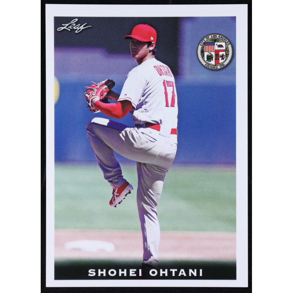 Shohei Ohtani 2018 Leaf National Convention Shohei Ohtani #Rookie04 RC at PristineAuction.com