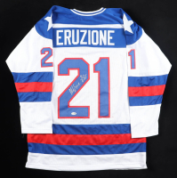 Mike Eruzione Signed Jersey Inscribed "80 Gold" (JSA) at PristineAuction.com