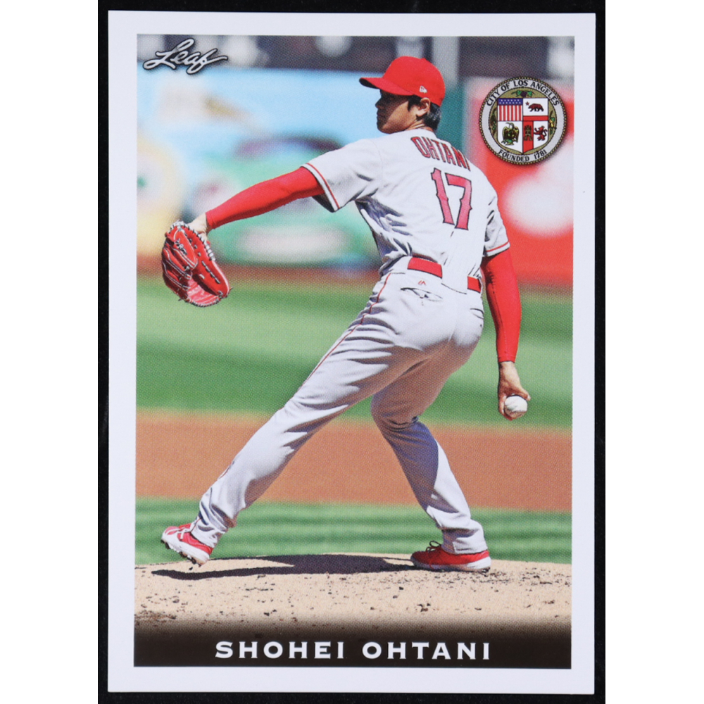 Shohei Ohtani 2018 Leaf National Convention Shohei Ohtani #Rookie02 RC at PristineAuction.com
