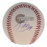 Joe Crede Signed 2005 World Series Logo Baseball (JSA) at PristineAuction.com