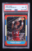 Charles Barkley 1986 Fleer #7 (PSA 8) at PristineAuction.com